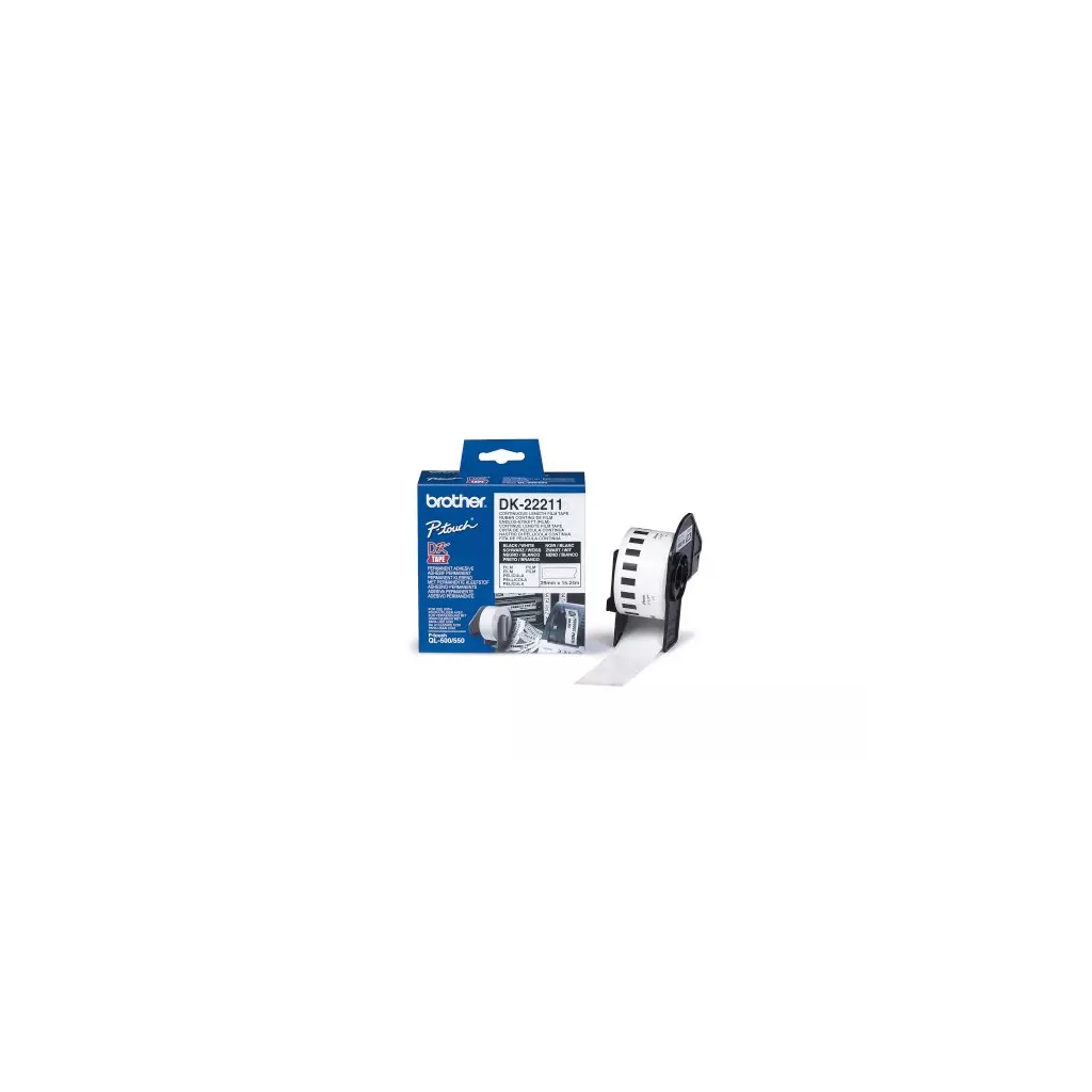 Obrázek produktu Brother DK-22211 (bílá filmová role 29mm x 15,24m)