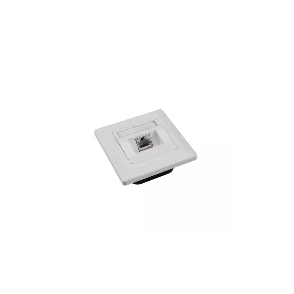 Obrázek produktu SOLARIX zásuvka, CAT6, STP, 1 x RJ45, pod omítku, bílá