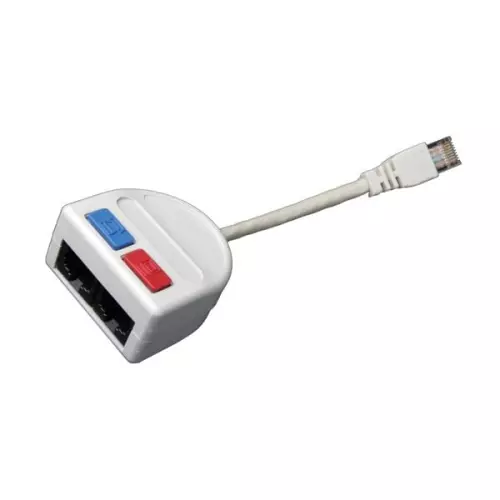 obrázek produktu SOLARIX rozdvojka, počítač/počítač, 2 x RJ45, UTP T-MOD 3-U5
