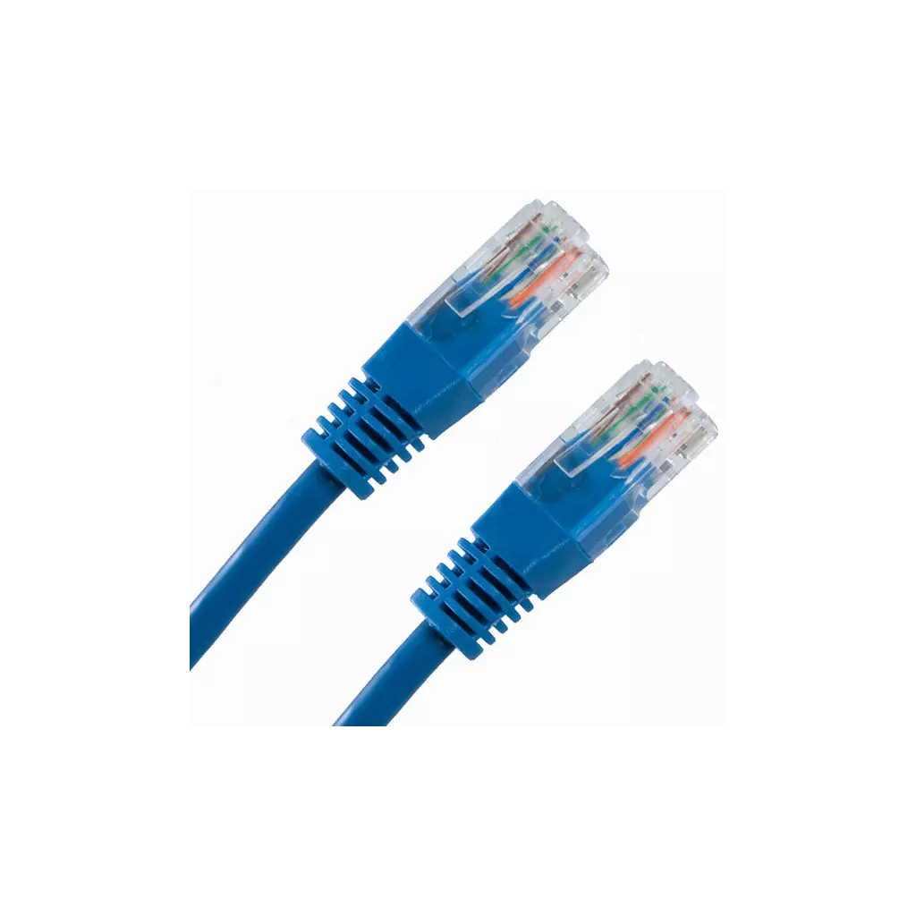 Obrázek produktu PATCH KABEL Patch kabel UTP CAT6 5m modrý - modrá