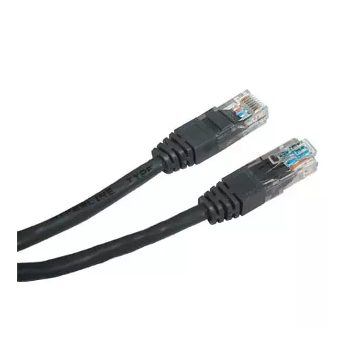obrázek produktu PATCH KABEL Patch kabel UTP CAT6 5m černý - černá