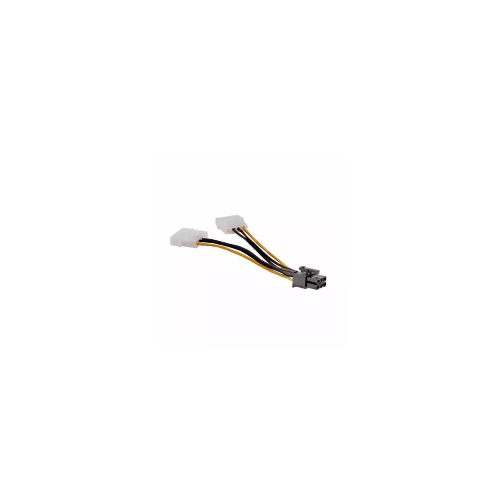Obrázek produktu AKASA kabel redukce napájení 2x4pin Molex na 1xPCI-Express