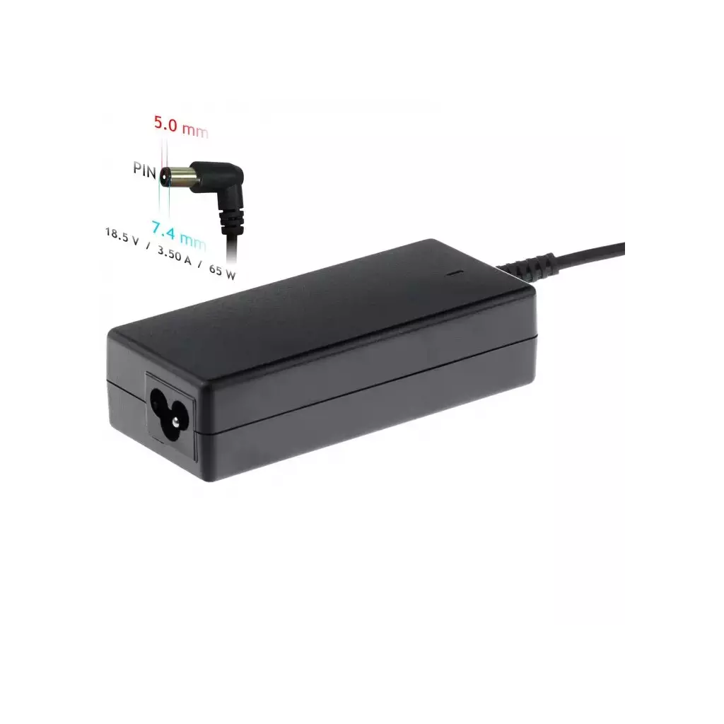 Obrázek produktu Akyga AK-ND-03 18.5V/3.5A 65W 7.4x5.0 mm + pin - černá
