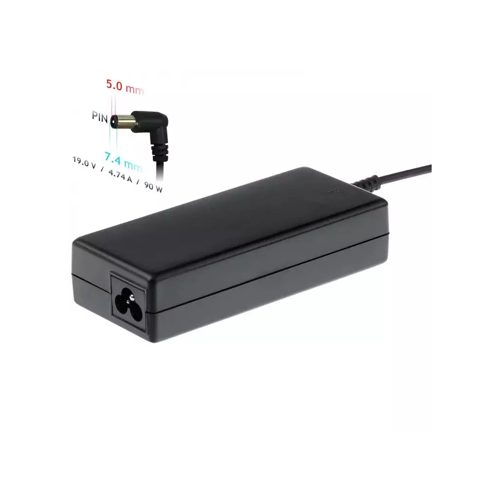 Obrázek produktu Akyga AK-ND-04 19V/4.74A 90W 7.4x5.0 mm + pin - černá