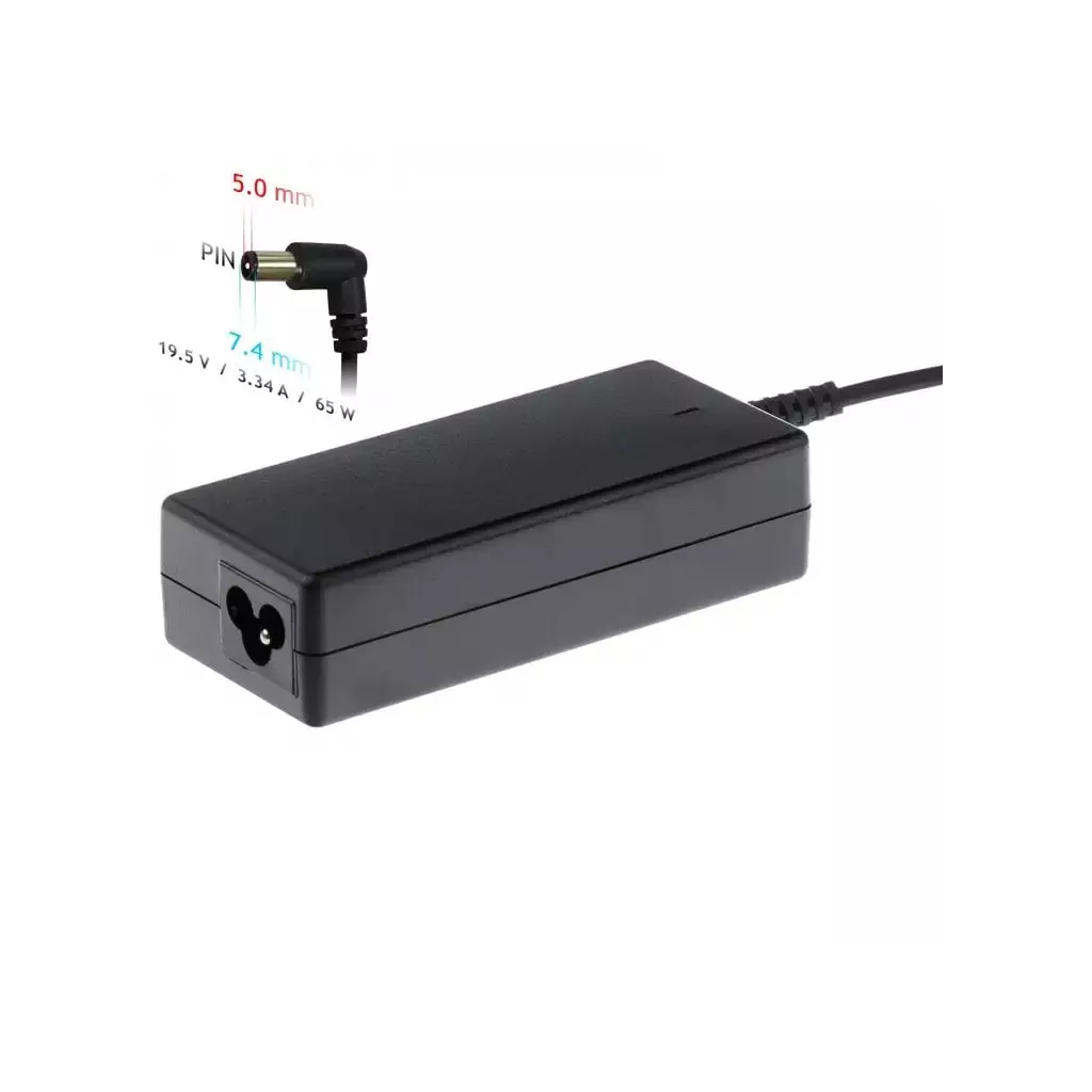 Obrázek produktu Akyga AK-ND-05 19.5V/3.34A 65W 7.4x5.0mm + pin - černá