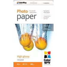 obrázek produktu ColorWay fotopapír/ high glossy 180g/m2, A3+/ 20 ks