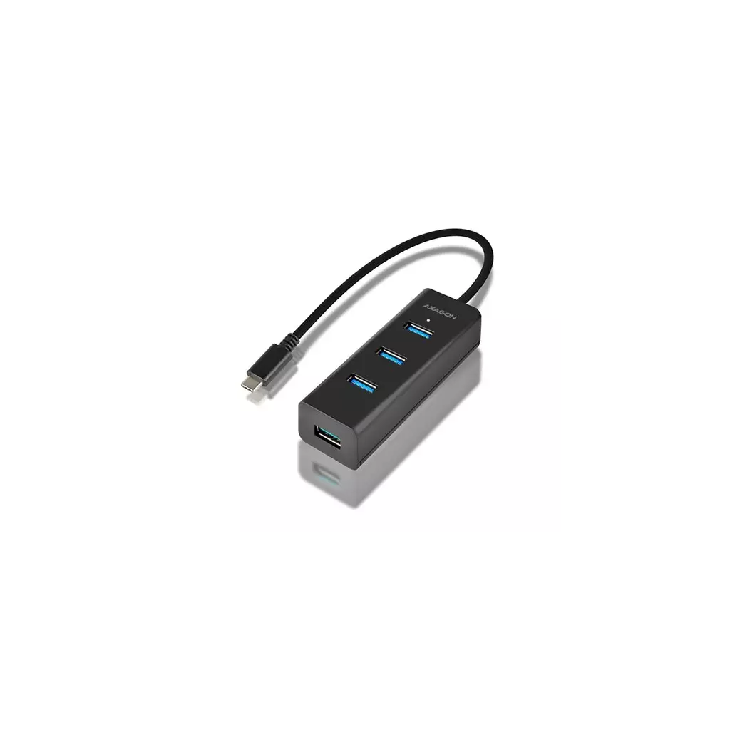 Obrázek produktu AXAGON HUE-S2C USB-C 4x USB3.0 Charging hub - černá