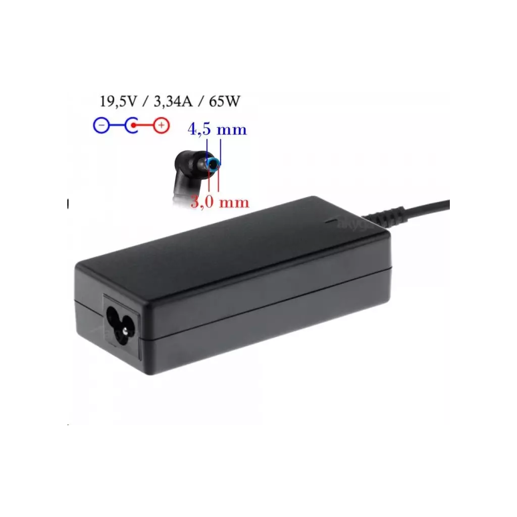 Obrázek produktu Akyga AK-ND-25 19.5V/3.33A 65W 4.5x3.0 mm + pin - černá