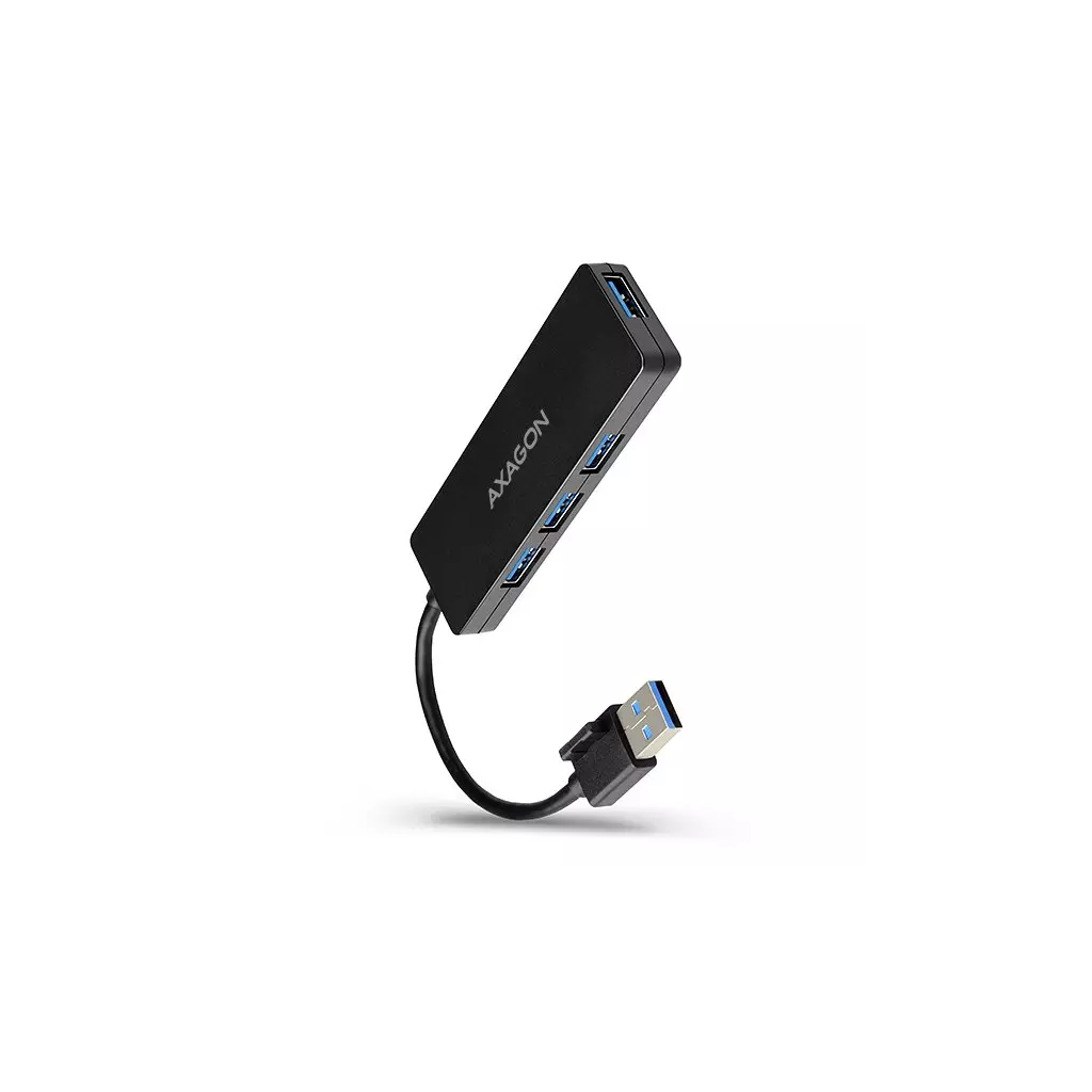 Obrázek produktu AXAGON HUE-G1A, 4x USB 3.2 Gen 1 SLIM hub - černá