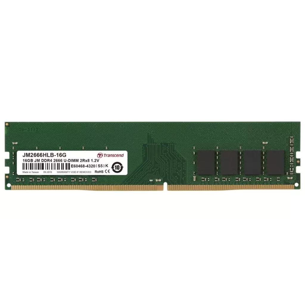 Obrázek produktu Transcend JetRam 16GB DDR4 2666MHz CL19 - zelená