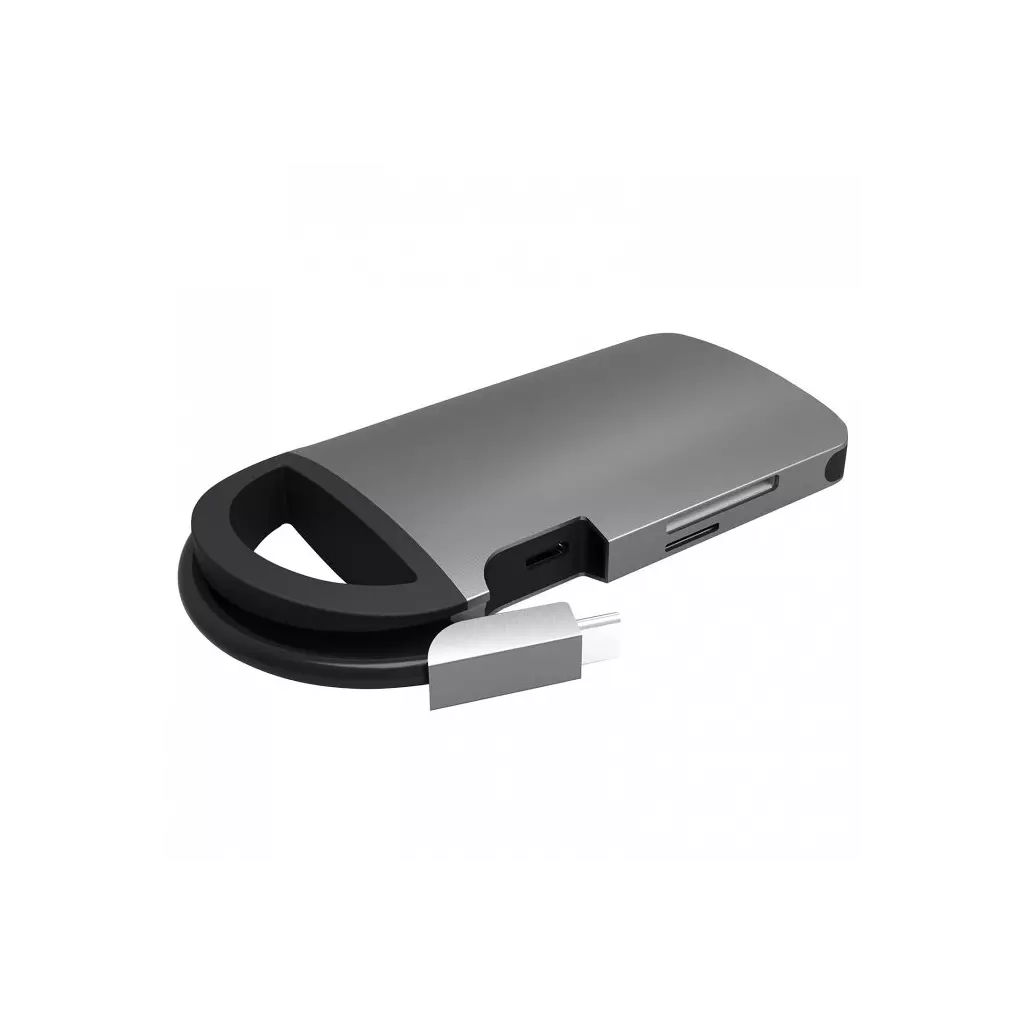 Obrázek produktu UMAX U-Connect USB-C Multiport H8 - stříbrná