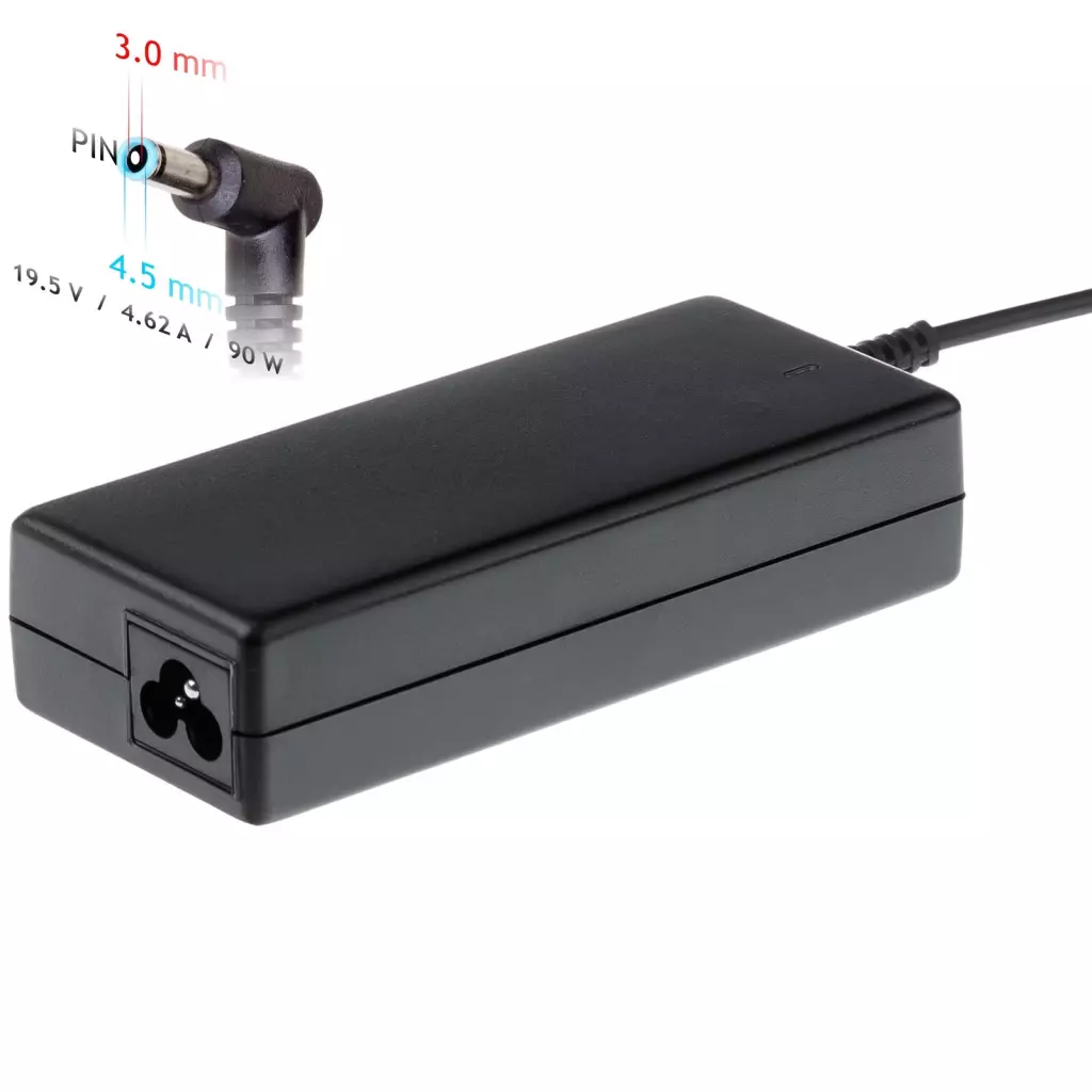 Obrázek produktu Akyga AK-ND-26 19.5V/4.62A 90W 4.5x3.0 mm + pin - černá