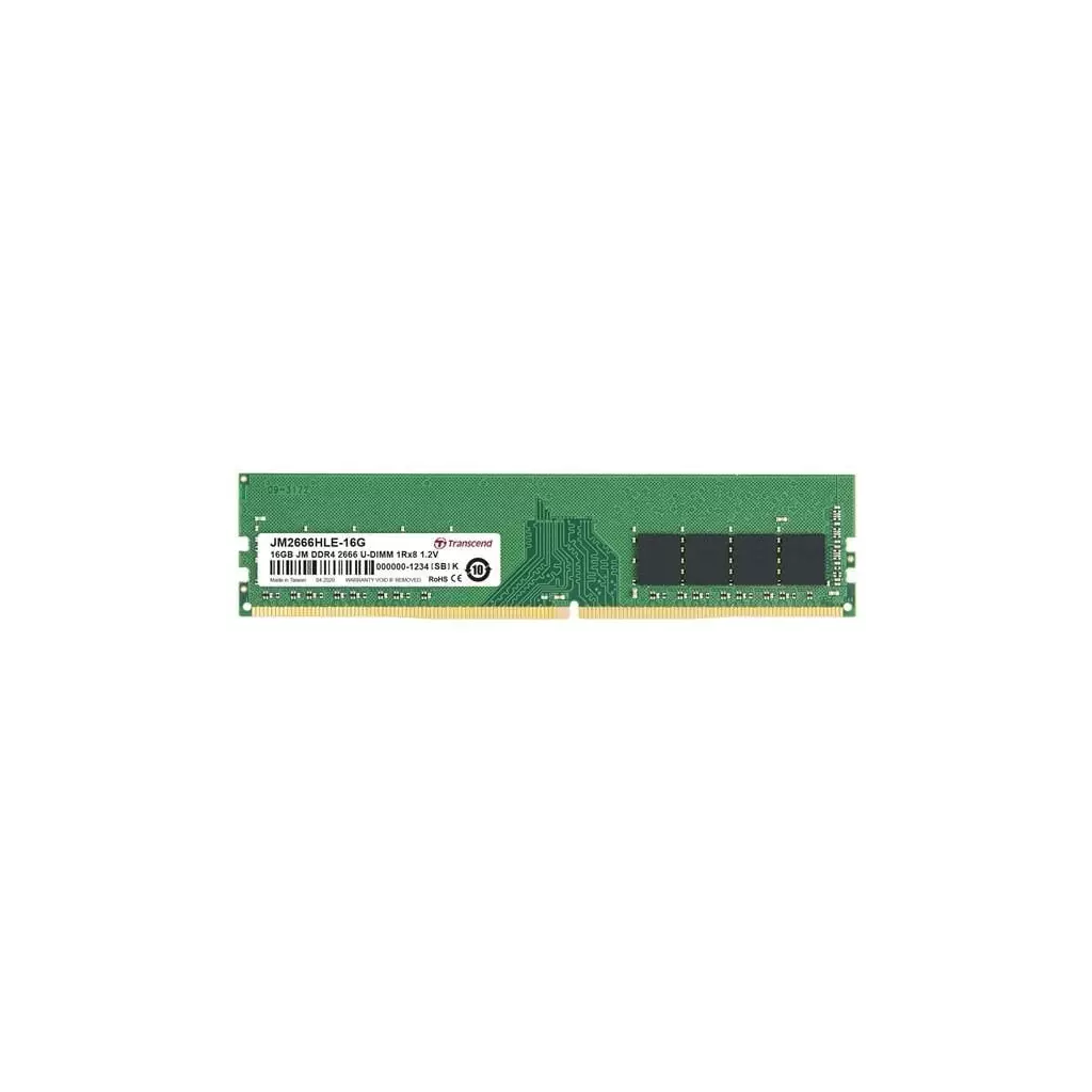 Obrázek produktu Transcend JetRam, 16GB DDR4 2666 - zelená