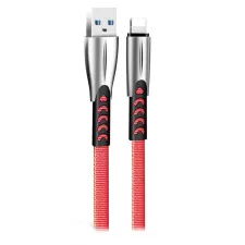 obrázek produktu ColorWay USB 2.0 - Lightning kabel 1m 2.4A, červená