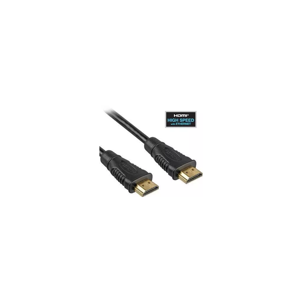 Obrázek produktu PremiumCord 4K HDMI 1.4 High Speed + Ethernet kabel, zlacené konektory, 3m - černá
