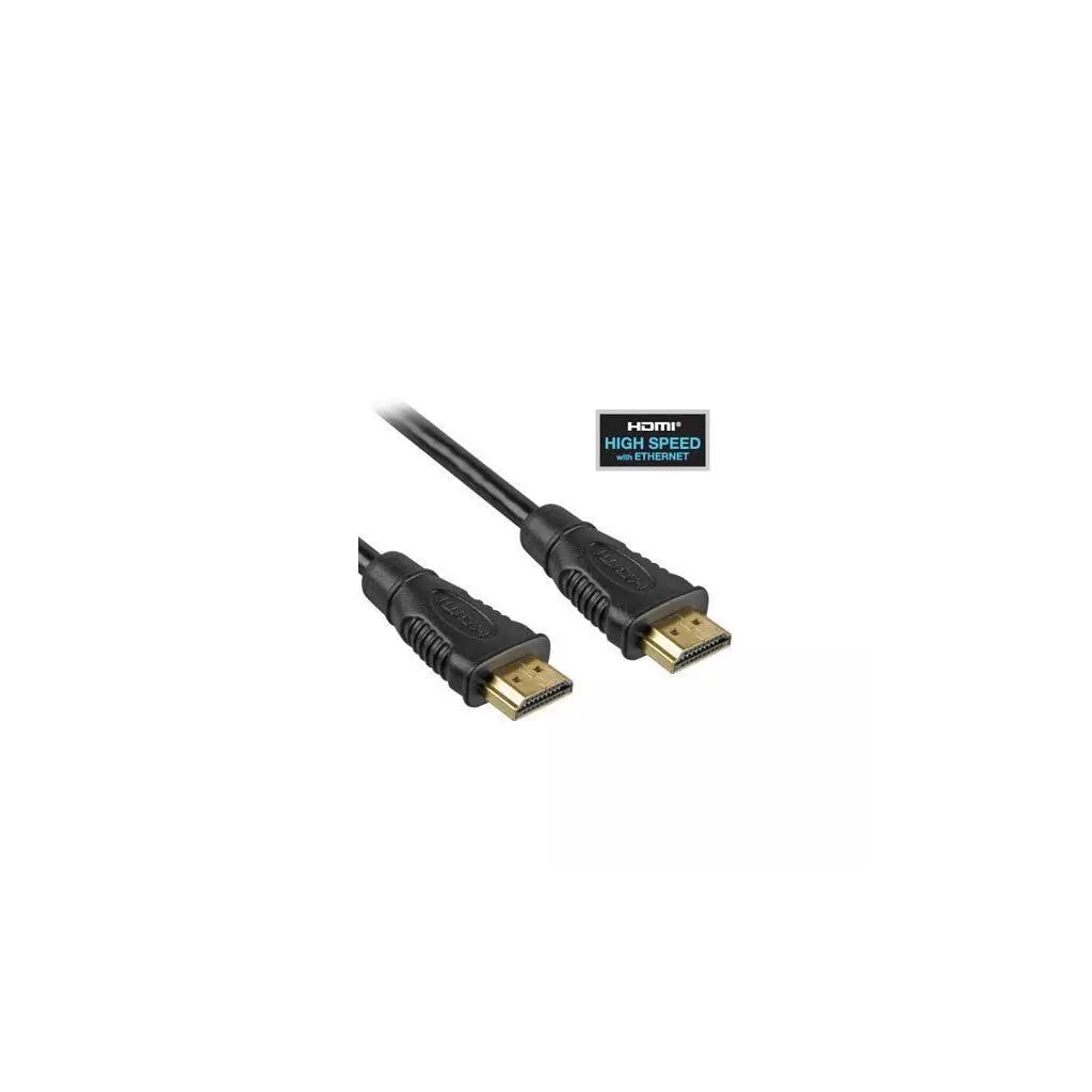 Obrázek produktu PremiumCord 4K HDMI 1.4 High Speed + Ethernet kabel, zlacené konektory, 2m - černá