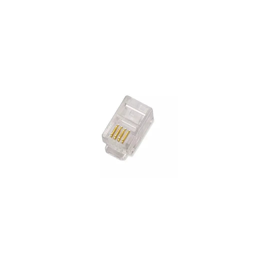 Obrázek produktu KONEKTOR RJ10 balení Plug 4p4c 100 ks