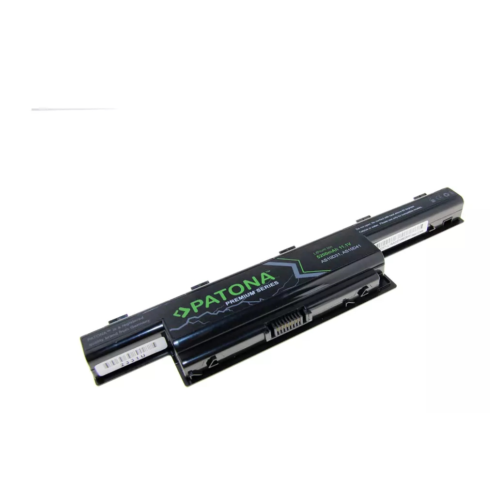 Obrázek produktu Patona Premium PT2331 - ACER ASPIRE AS10D31 5200MAH LI-ION 11,1V - černá