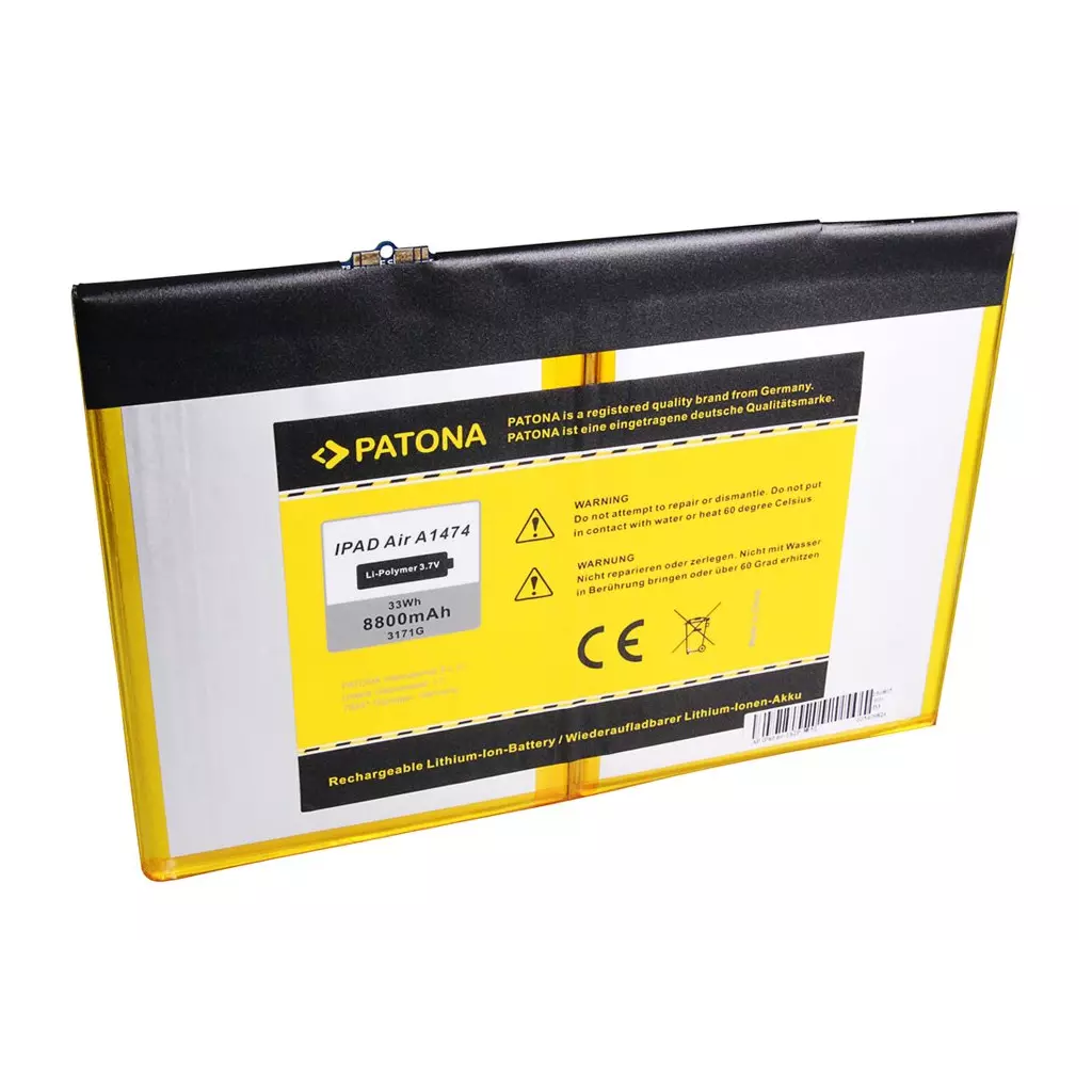 Obrázek produktu Patona PT3171 - Apple Ipad 5 8800mAh Li-Pol 3,7V A1474