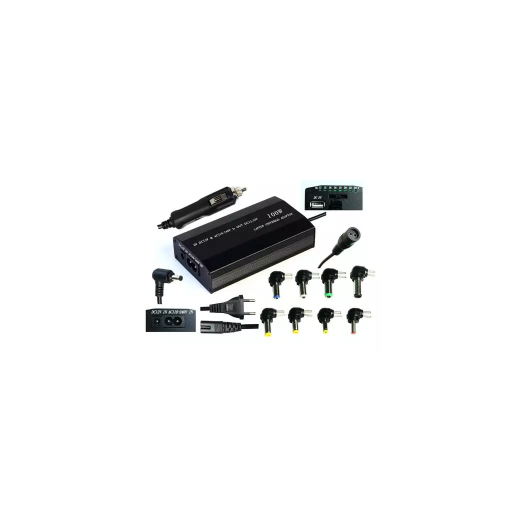 Obrázek produktu Eurocase univerzální adaptér 100W manual - černá