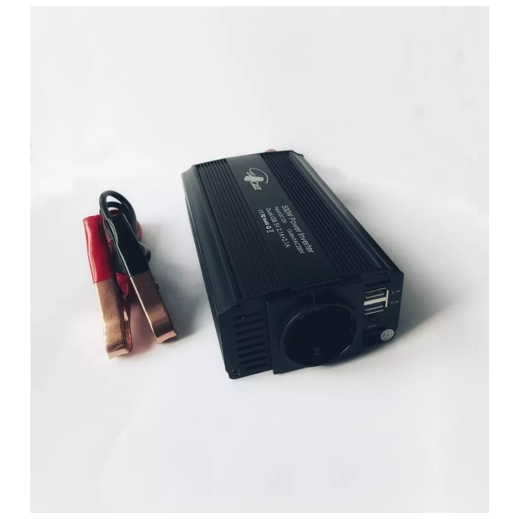 Obrázek produktu Eurocase měnič napětí REM500, AC/DC 12V/220V, 500W, USB
