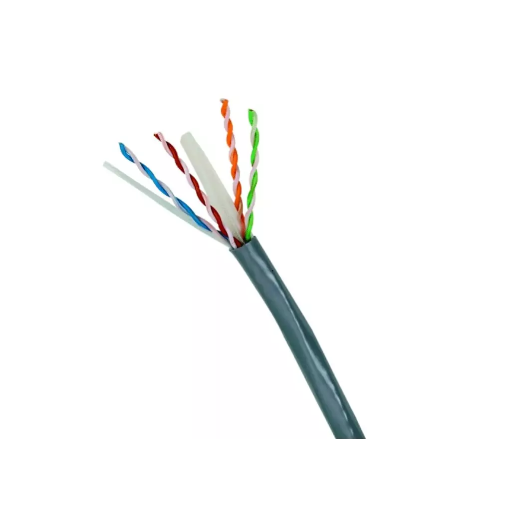 Obrázek produktu KB KABEL UTP CAT.6E DRÁT 4x2 (100M) - šedá
