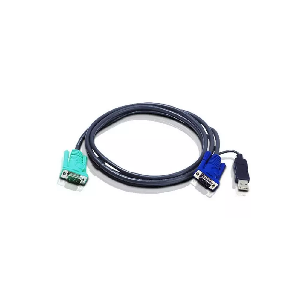 Obrázek produktu ATEN integrovaný kabel 2L-5202U pro KVM USB 1.8 M 