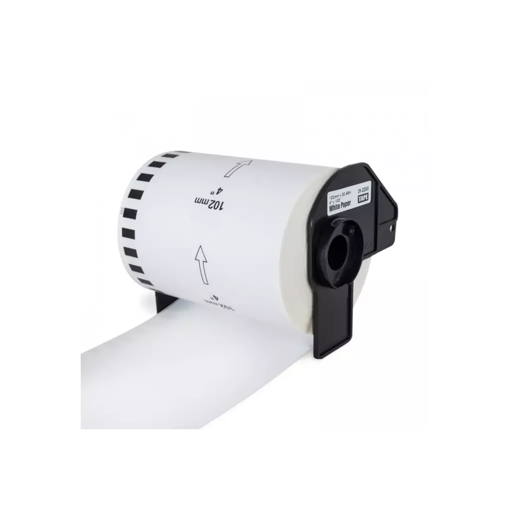 Obrázek produktu PRINTLINE kompatibilní etikety s Brother DK-22243, papírová role 102 x 30,48m