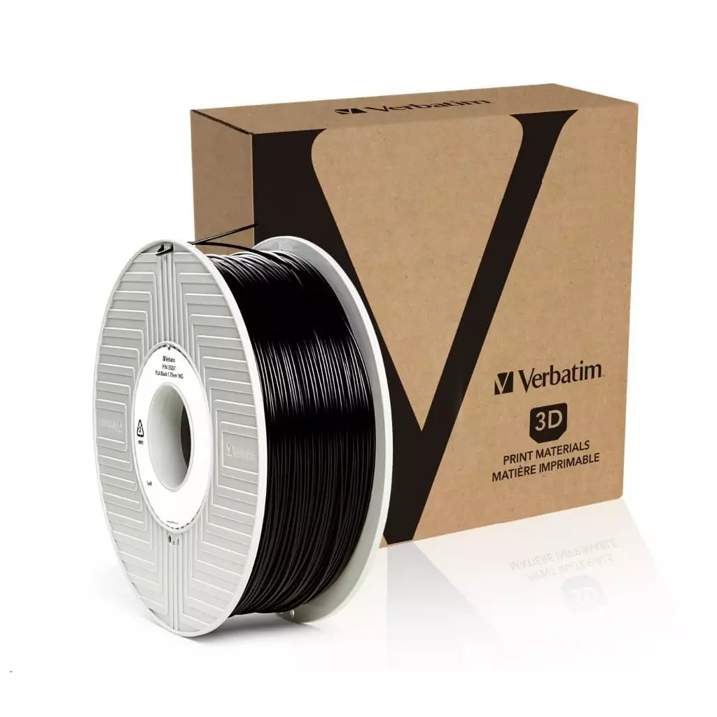 Obrázek produktu Verbatim filament PLA 1,75mm, 335m, 1kg, černý