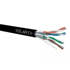 obrázek produktu SOLARIX kabel, CAT6A, STP PE Fca, 500m, cívka