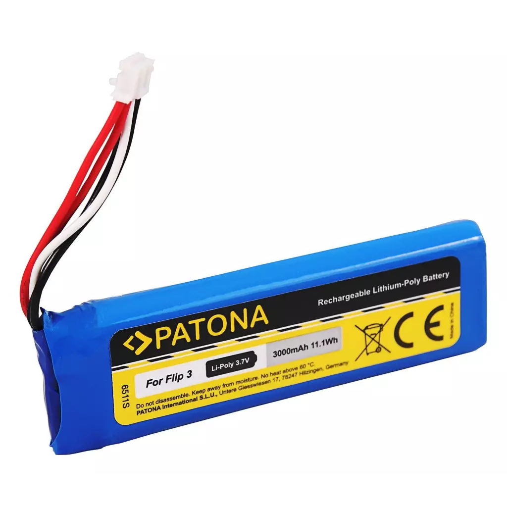 Obrázek produktu Patona PT6511 - JBL Flip 3 3000mAh 3,7V Li-Pol GSP872693