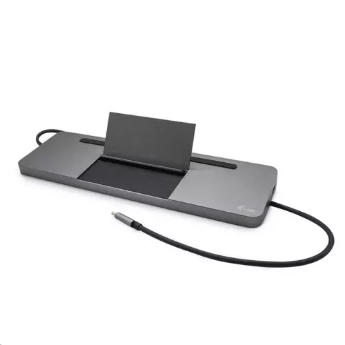 obrázek produktu I-TEC USB-C Metal Ergonomic 4K 3x Display Docking Station + Power Delivery 85W - azurová