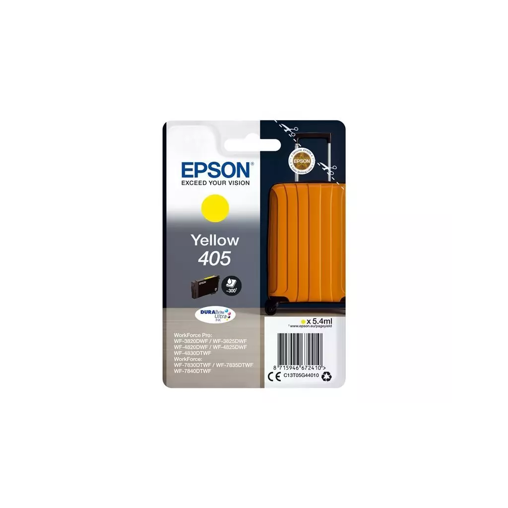 Obrázek produktu Epson 405 - žlutá - originál - inkoustová cartridge - žlutá/yellow