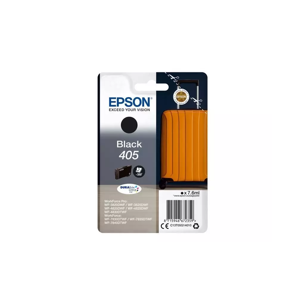 Obrázek produktu Epson 405 - černá - originál - inkoustová cartridge - černá/black