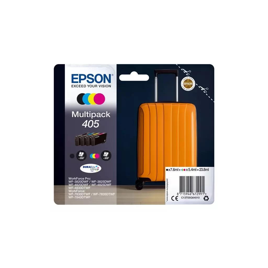 Obrázek produktu Epson 405 Multipack - originál - purpurová/magenta