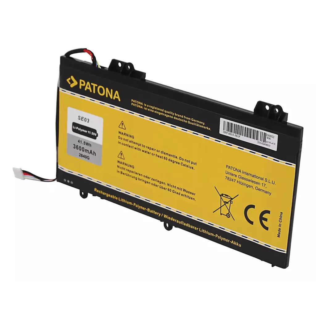 Obrázek produktu Patona PT2840 - HP Pavilion 14-AL 3600mAh Li-Pol 11,55V - černá