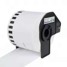 obrázek produktu PRINTLINE kompatibilní páska s Brother HSe-241, 18mm, černý tisk/ bílý podklad, bužírka