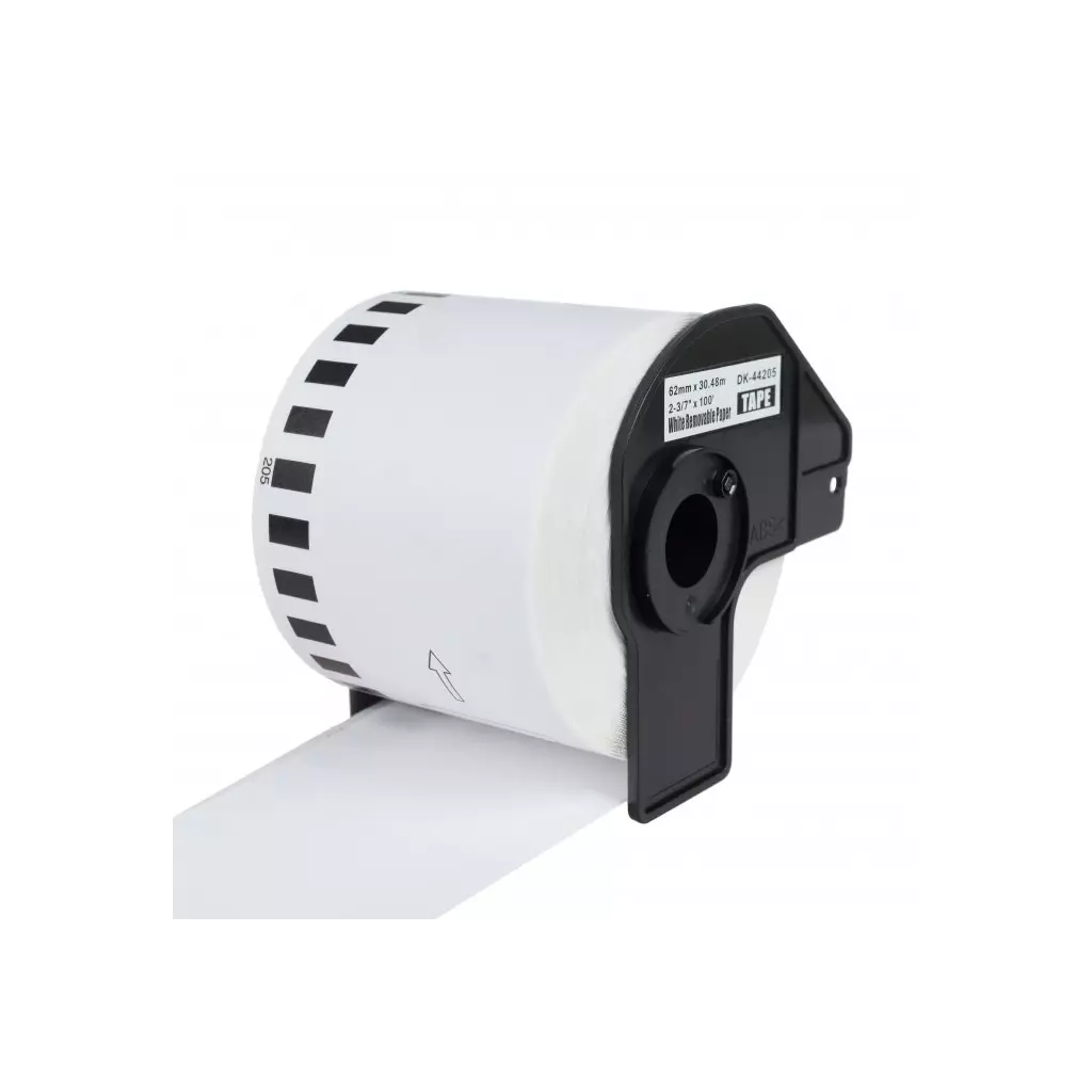 Obrázek produktu PRINTLINE kompatibilní páska s DYMO 1805430, 24mm, 5.5m, černý tisk/bílý p, RHINO, vinyl.