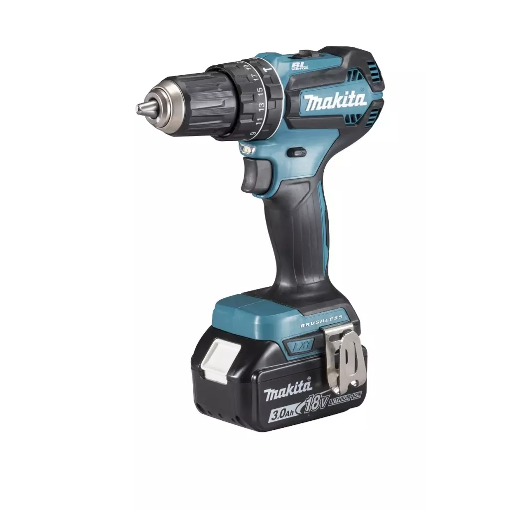 Obrázek produktu Makita DHP485RFJ Aku bezuhlíkový příklepový šroubovák Li-ion LXT 18V/3,0 Ah,Makpac