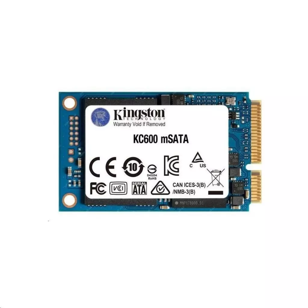 Obrázek produktu Kingston SSD KC600 256GB mSATA