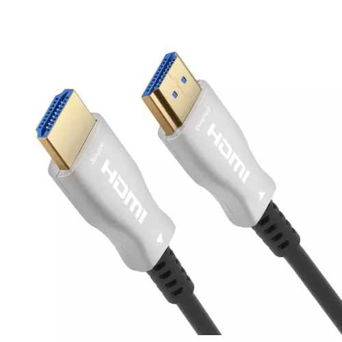 obrázek produktu PremiumCord optický fiber High Speed with Ether. 4K@60Hz kabel 25m, M/M, zlacené konektory