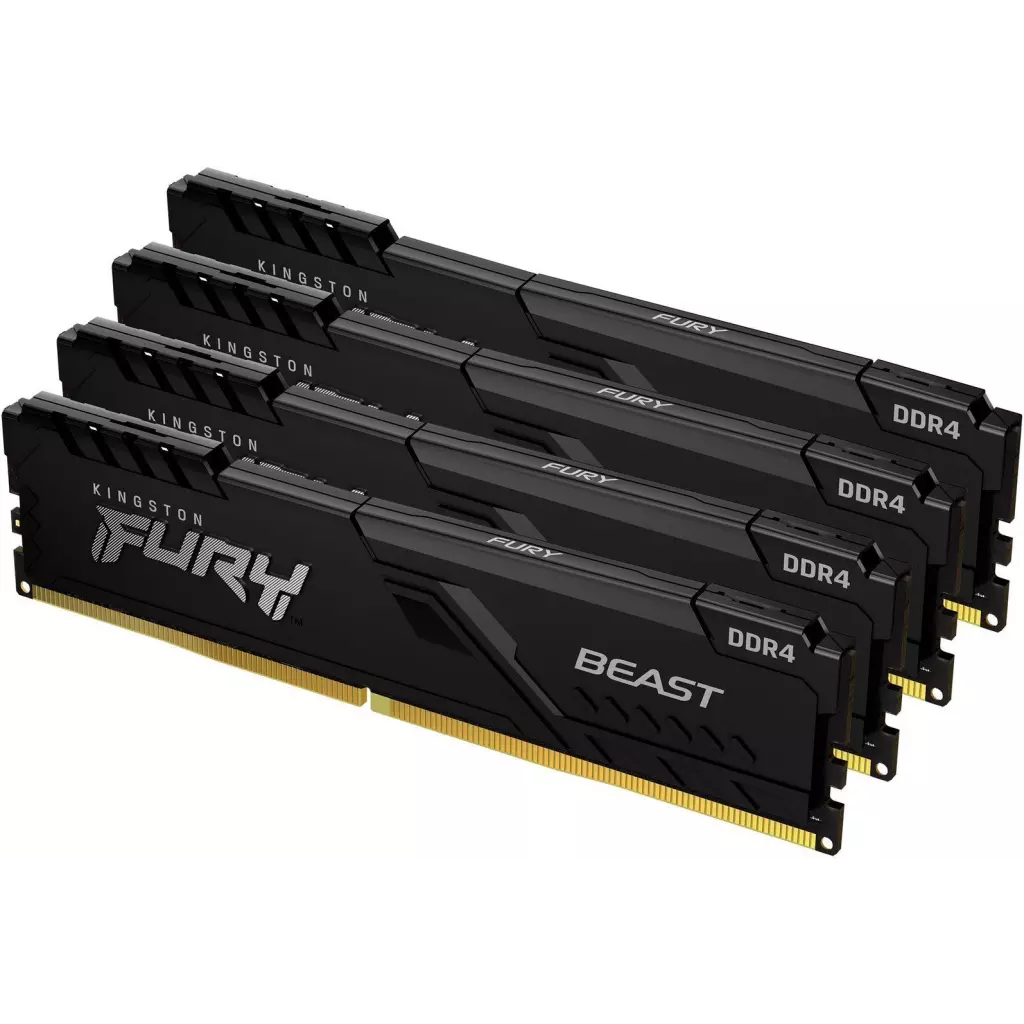 Obrázek produktu Kingston Fury Beast DIMM DDR4 128GB 3600MHz černá (Kit 4x32GB) - černá