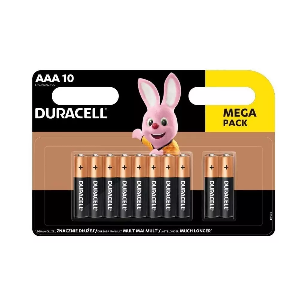 Obrázek produktu Duracell Basic alkalická baterie, 10 ks (AAA)