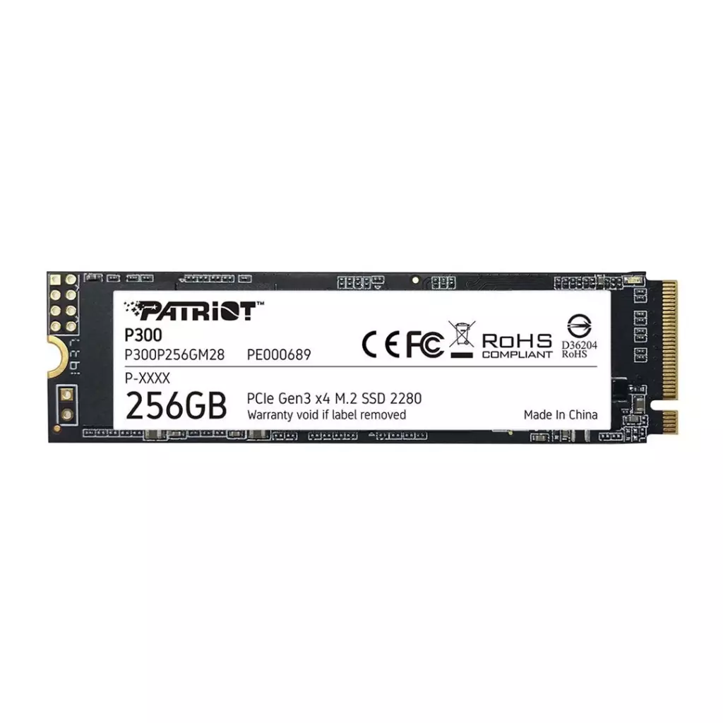 Obrázek produktu PATRIOT P300 256GB PCIe M.2 SSD