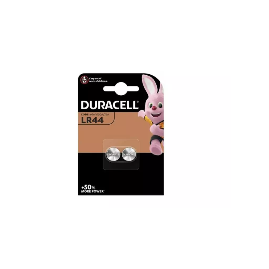 Obrázek produktu Duracell alkalická knoflíková baterie, 2 ks (LR44)