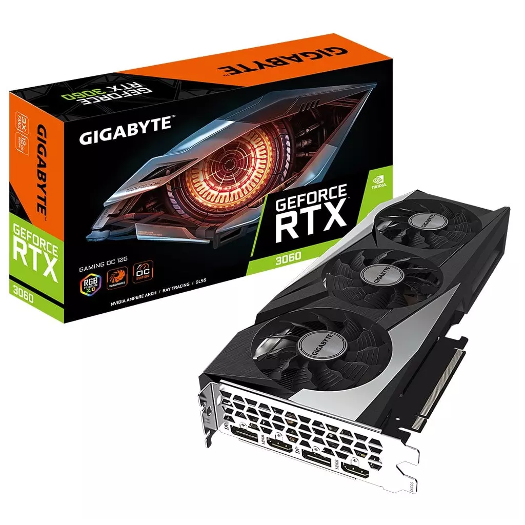 Obrázek produktu GIGABYTE GeForce RTX 3060 Gaming OC 12G 2.0