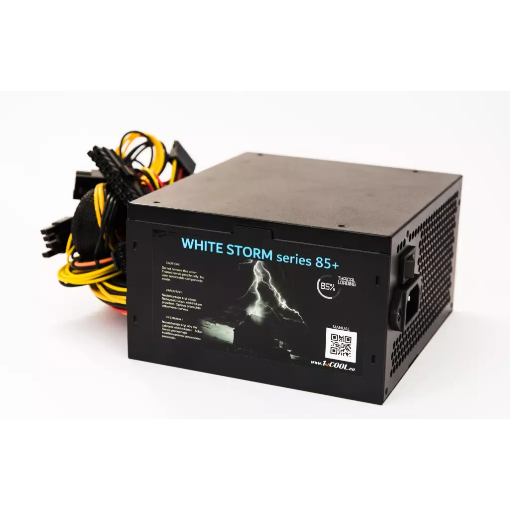 Obrázek produktu 1stCOOL White Storm series 85+ 700W, 12cm fan - černá