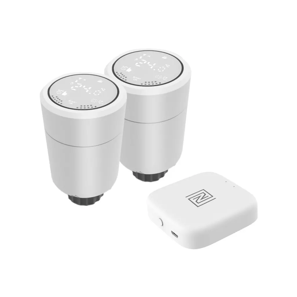 Obrázek produktu Immax 2x NEO Smart Termostatická hlavice Zigbee + Smart NEO BRIDGE PRO v2
