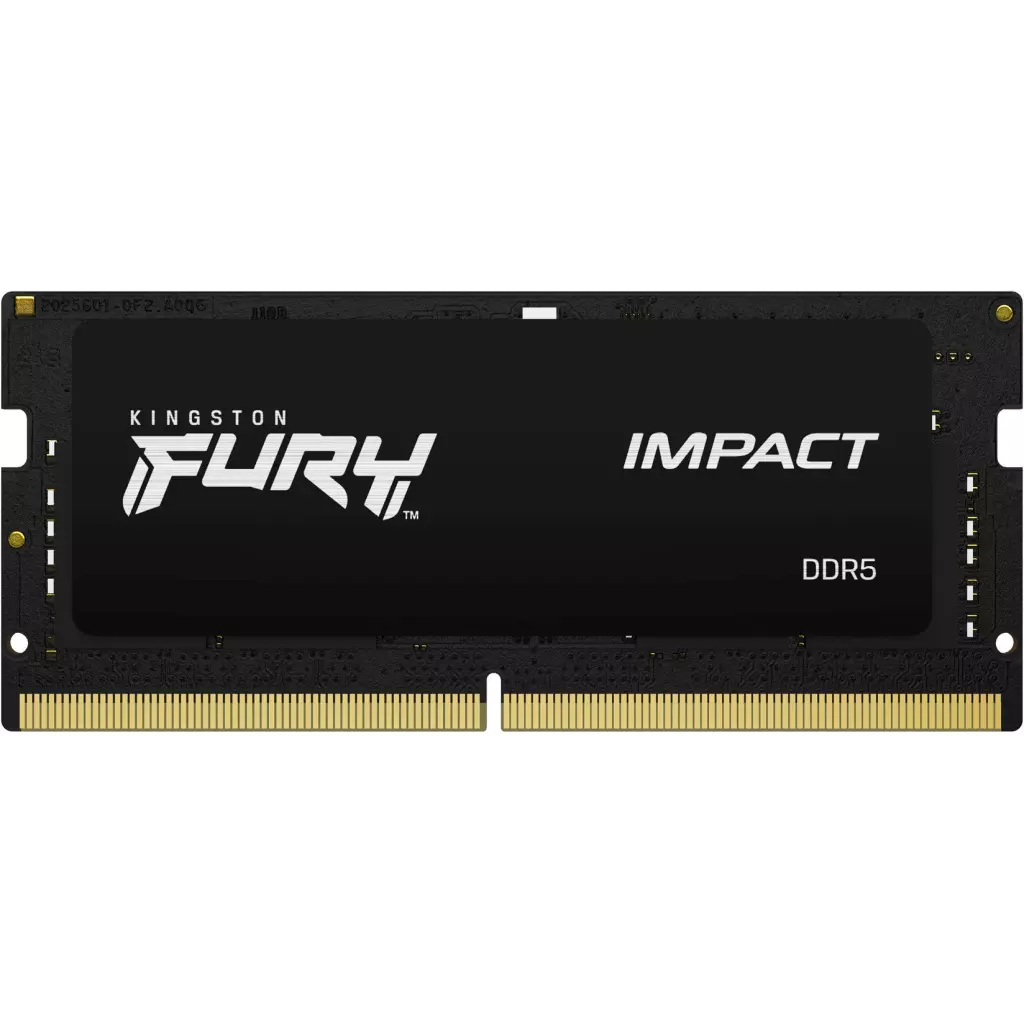 Obrázek produktu Kingston Fury Impact SODIMM DDR5 16GB 4800MHz - černá