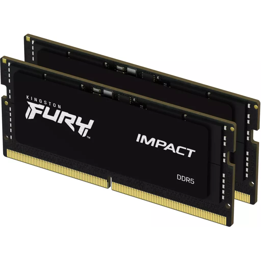 Obrázek produktu Kingston Fury Impact SODIMM DDR5 16GB 4800MHz - černá